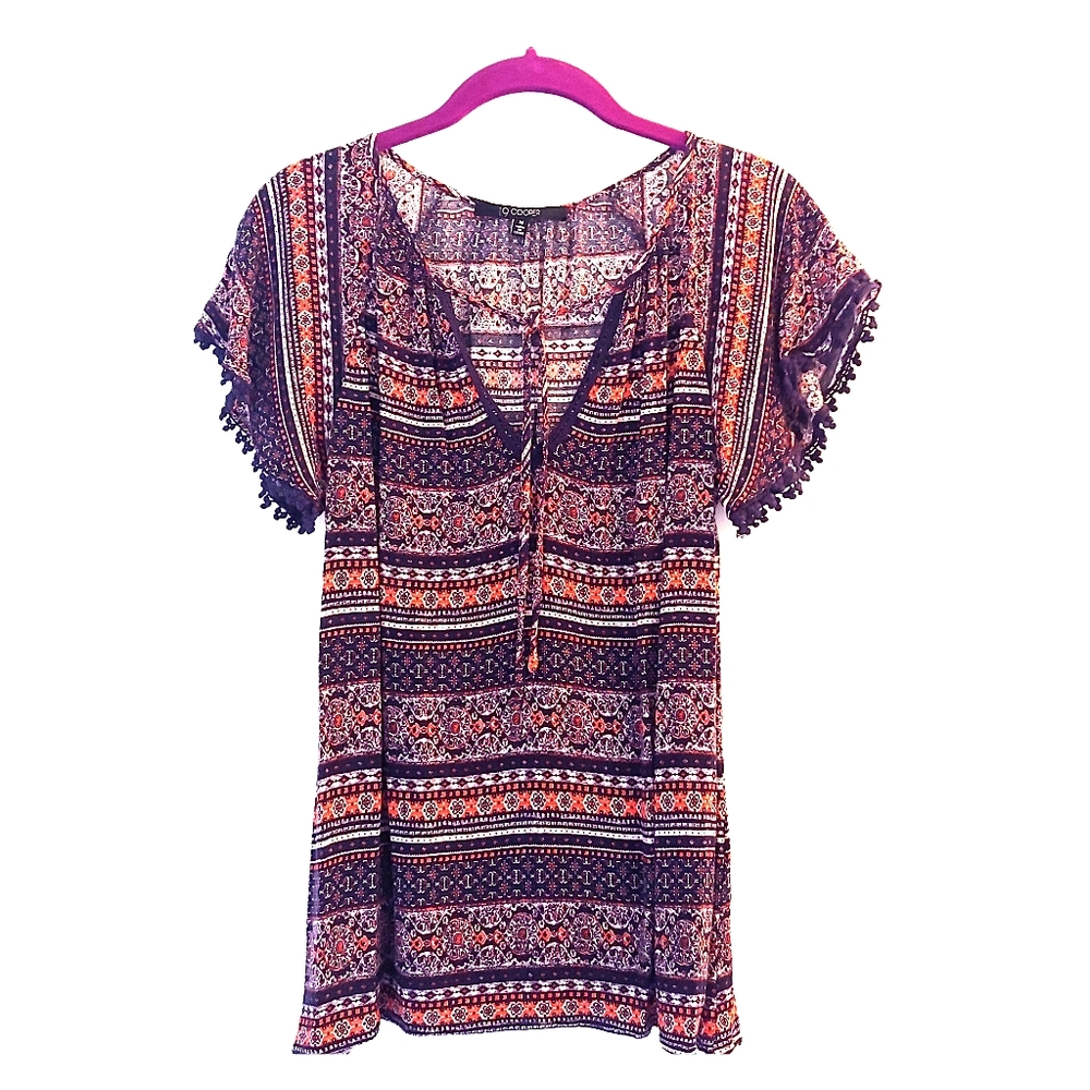 19 Cooper (StitchFix) Crochet Trim Top